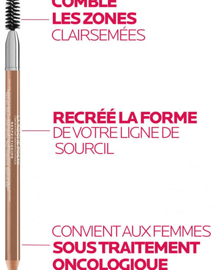 TOLERIANE Crayon Sourcils Brun - 1g LA ROCHE POSAY