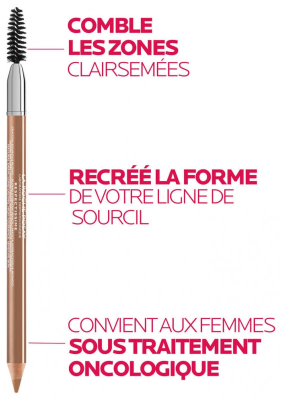 TOLERIANE Crayon Sourcils Brun - 1g LA ROCHE POSAY
