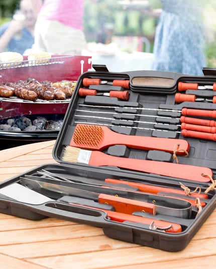 Malette Barbecue Barbecase InnovaGoods 18 Pièces