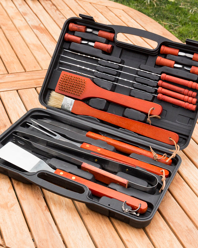 Malette Barbecue Barbecase InnovaGoods 18 Pièces