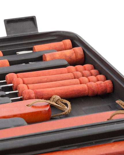 Malette Barbecue Barbecase InnovaGoods 18 Pièces