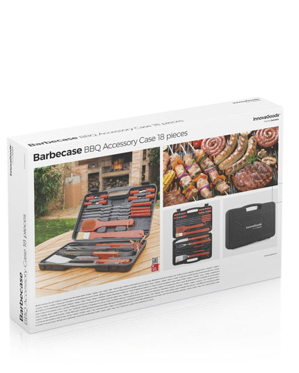 Malette Barbecue Barbecase InnovaGoods 18 Pièces