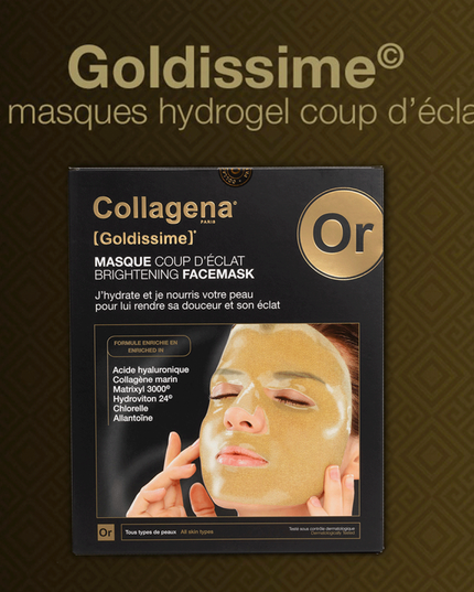 COLLAGENA GOLDISSIME MASQUE COUP D'ÉCLAT - 5 Masques