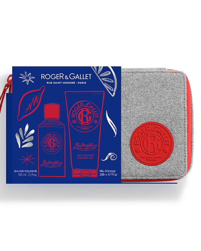 COFFRET TROUSSE JEAN MARIE FARINA Eau de Cologne 100ml et Gel Douche 200ml - ROGER GALLET