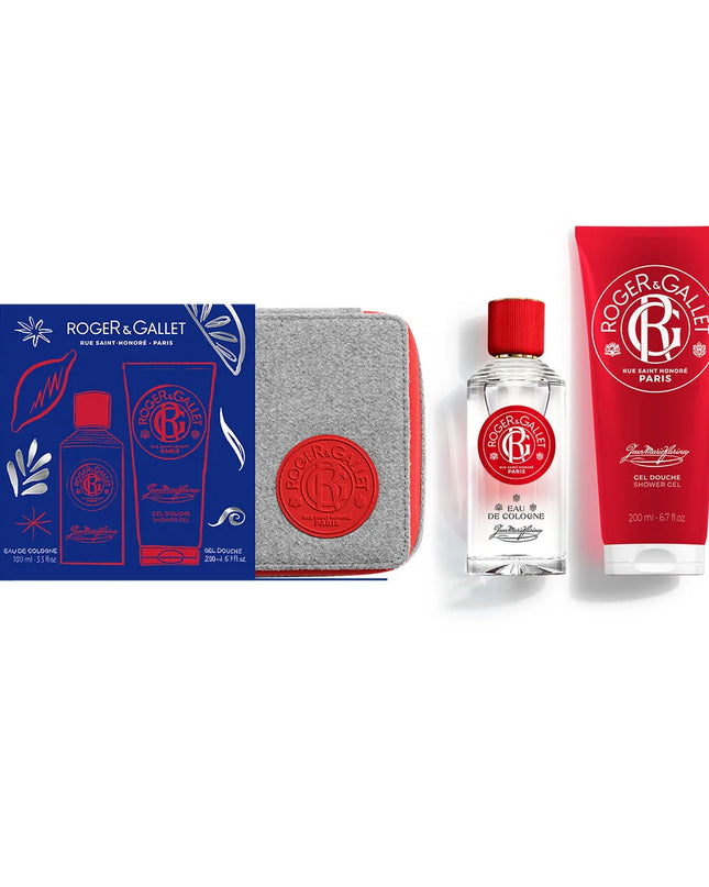 COFFRET TROUSSE JEAN MARIE FARINA Eau de Cologne 100ml et Gel Douche 200ml - ROGER GALLET