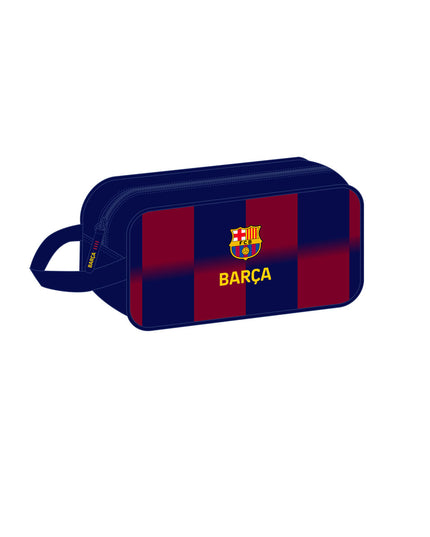 Range-Chaussures de Voyage F.C. Barcelona Bleu Bordeaux 29 x 15 x 14 cm