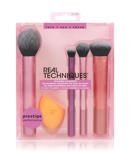 REAL TECHNIQUES Everyday Essential Set Pack de Pinceaux