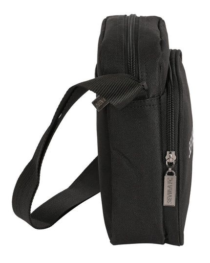 Sac à Bandoulière Sevilla Fútbol Club Teen 16 x 22 x 6 cm Noir