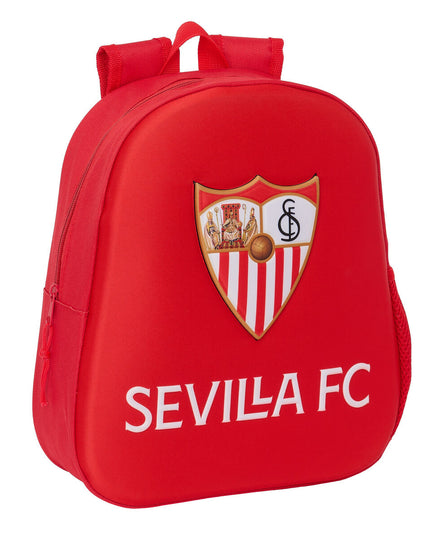 Sac à dos enfant 3D Sevilla Fútbol Club Rouge 27 x 33 x 10 cm