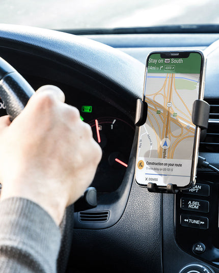 Support pour téléphone portable avec chargeur de voiture sans fil Wolder InnovaGoods