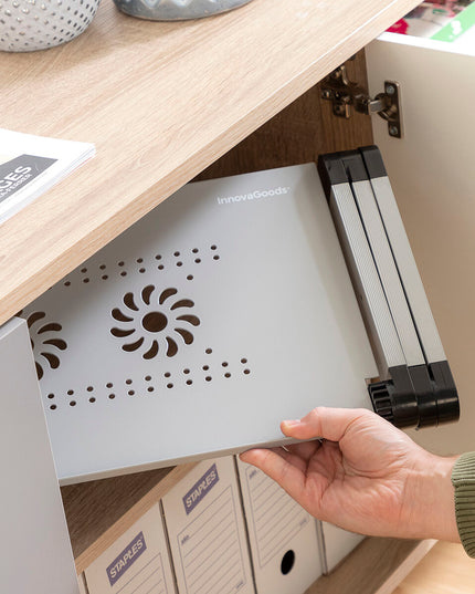 Table Réglable Positions Multiples pour Ordinateur Portable Omnible InnovaGoods